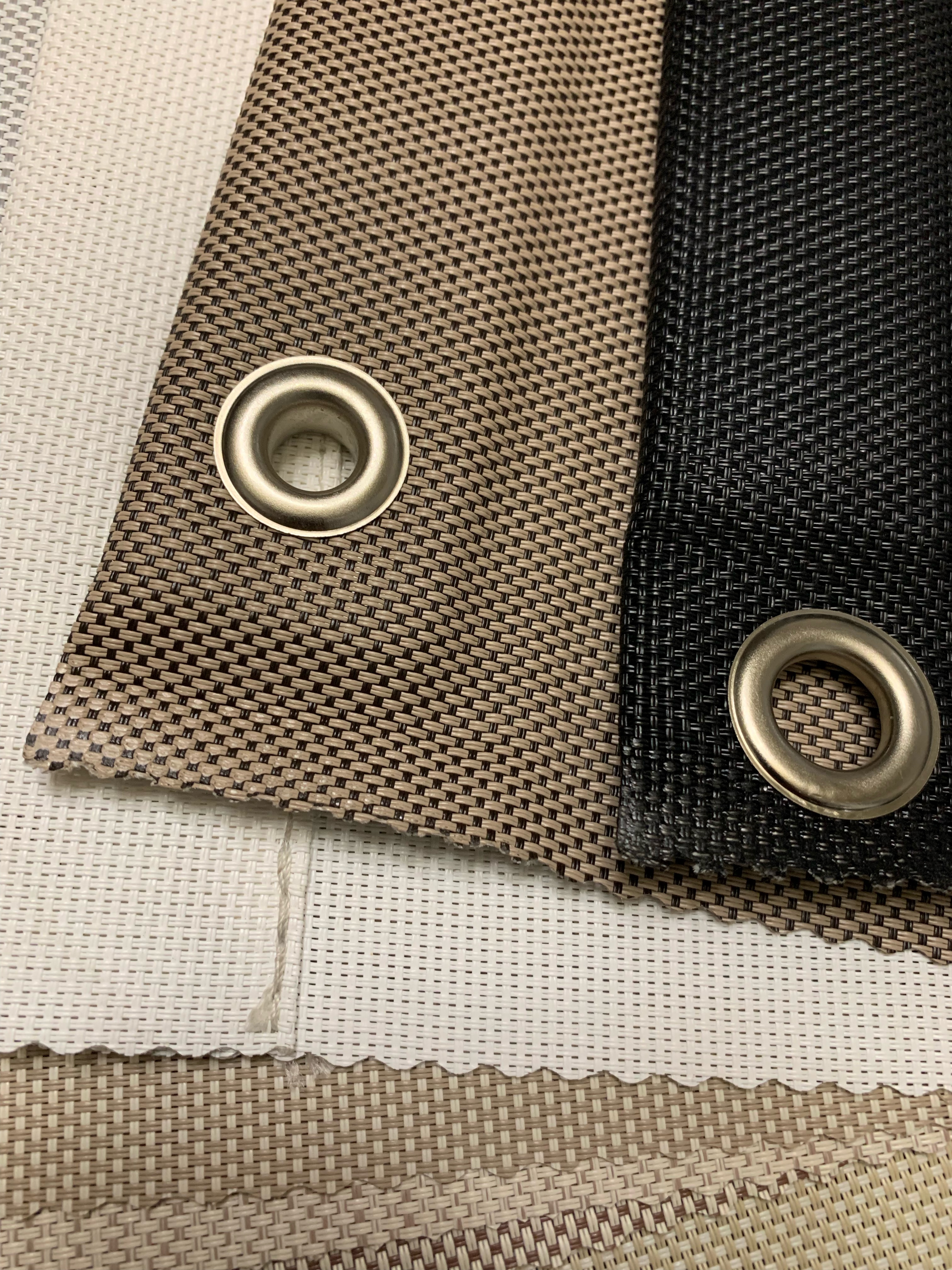 Roll-down shade color option