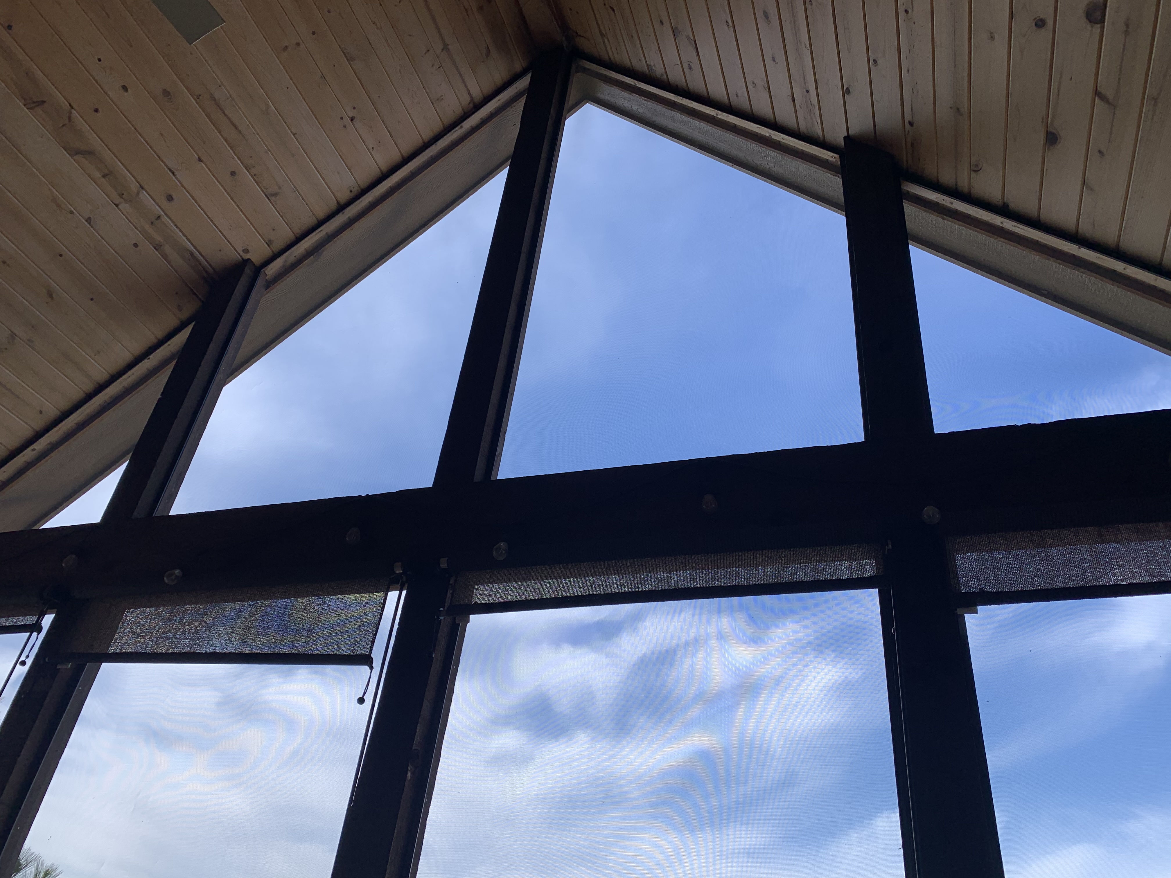 Residential porch screen installation